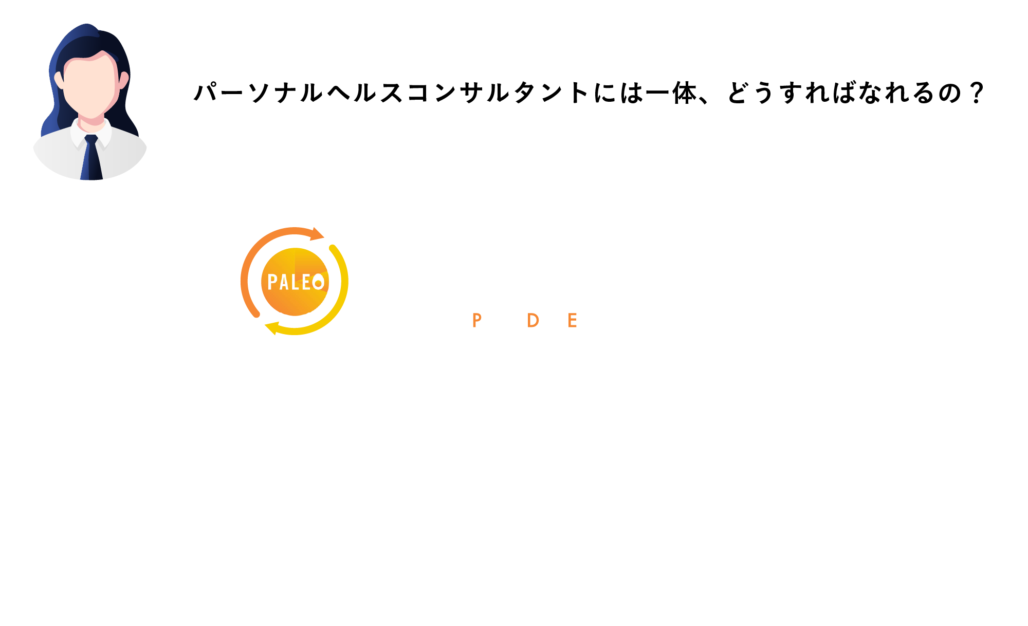 パーソナルヘルスコンサルタントには一体、どうすればなれるの？